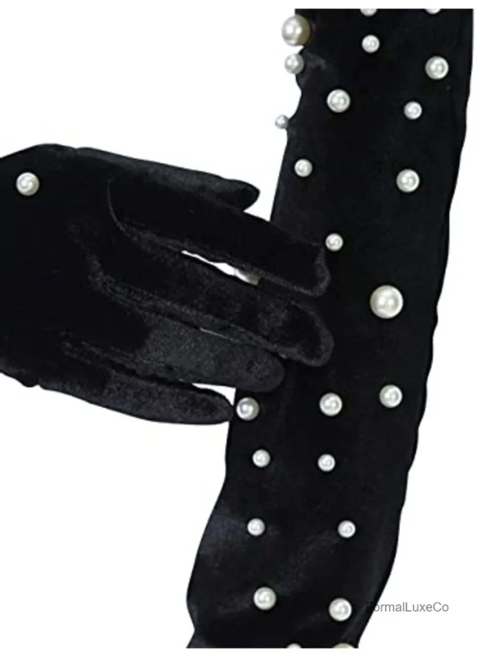 24 Inch Long Velvet Gloves for Opera Wedding Costume Party